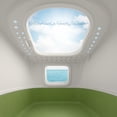 thumbnail image 6 of PAWZ Road 2-Doors Enclosed Cat Litter Box Large with Easy-Lift lid for Indoor Cats Easy to Clean, Green, 6 of 14