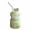 Straw, variant on Glass Cups, Heat Resistance Drinking Glasses Ice Coffee Bottle Glasses Fruit Juice Cup Water Glass Great for Soda Cocktail Beer Whiskey 440ml (Single Cup)