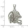 thumbnail image 3 of FB Jewels Sterling Silver Antiqued Football & Helmet Pendant, 3 of 4