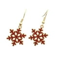 thumbnail image 5 of yuksok Christmas Earrings Women Dangle Earrings for Xmas Party Valentines Day Decor red, 5 of 9