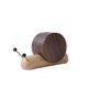 thumbnail image 4 of 1 Set Wood Cup Mat Placemats for Table Snail Shaped Heat Insulation Pad Wooden Tea Coaster Tool Tea Tray Creative Gifts, 4 of 4
