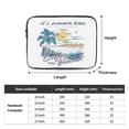 thumbnail image 3 of Summer Vintage Graphic Print Portable Laptop Sleeve Compatible with MacBook Air Notebook Computer Case for Men Women College School Students, 3 of 7