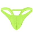 thumbnail image 1 of Hontri Intimates Men's Sretch G-String T-Back Micro Thong Briefs Underwear Green One Size, 1 of 4