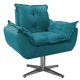 thumbnail image 2 of Sillón Odette B base de metal - Turquesa WEIK Odette, 2 of 5