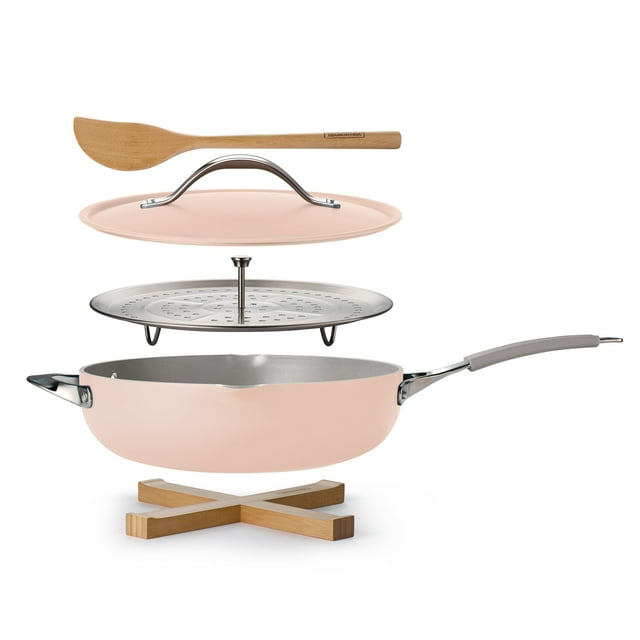 Poêle All in One Plus, 5 Pintes en Aluminium Céramique Antiadhésive - Blush