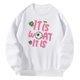 thumbnail image 5 of Sudadera para mujer, Tops de manga larga, disfraces, sudadera con cuello redondo, sudadera para uso diario en la calle, compras y oficina , M M, 5 of 10