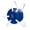 Royal Blue w/ White Straps, variant on Classic Wrestling Headgear White Straps