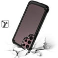 thumbnail image 6 of Designed for Samsung Galaxy A15 5G Hybrid Transparent Rubber with Metal Buttons & Camera Edges Hard TPU Corner Bumper Phone Case Cover [Black], 6 of 6