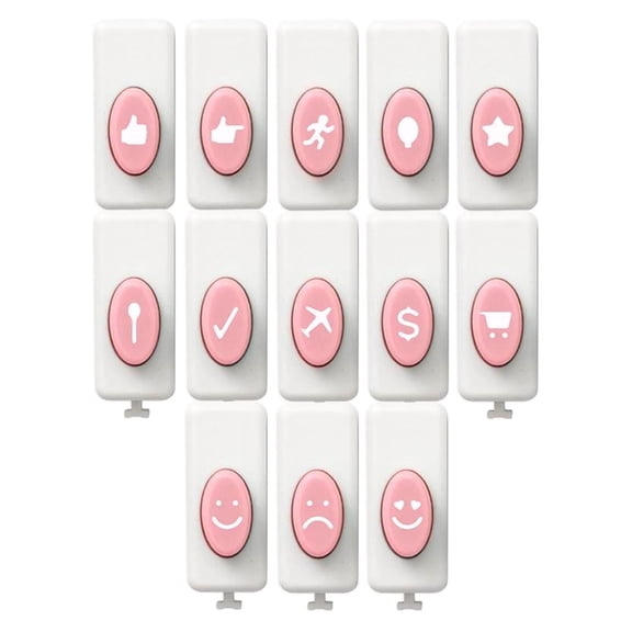 We R Memory Keepers Word Punch Board Punches-Planner Icons