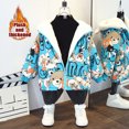 thumbnail image 1 of LOVZFMLL Vestes pour Filles Veste d'Hiver en Polaire pour Enfants 4-6 Ans, 1 of 4