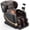 Brown+Black, variant on Znines Zero Gravity Full Body Massage Chair - Features 10 Fixed Rollers, Heating, Foot Massage, Bluetooth Speaker, Blue