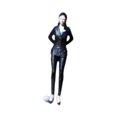 thumbnail image 4 of 1/64 escala figura miniatura diorama figura elegante accesorios realistas colección elegante modelo de traje para mujeres para proyectos de bricolaje Estilo D, 4 of 9