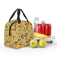 thumbnail image 4 of Naloa Fruits And Vegetables Print Lunch Box for Women Men,Insulated Lunch Bag,Lunchbox,Thermal Leakproof Cooler,Reusable Lunch Tote Bag for Work School Travel Picnic, 4 of 7