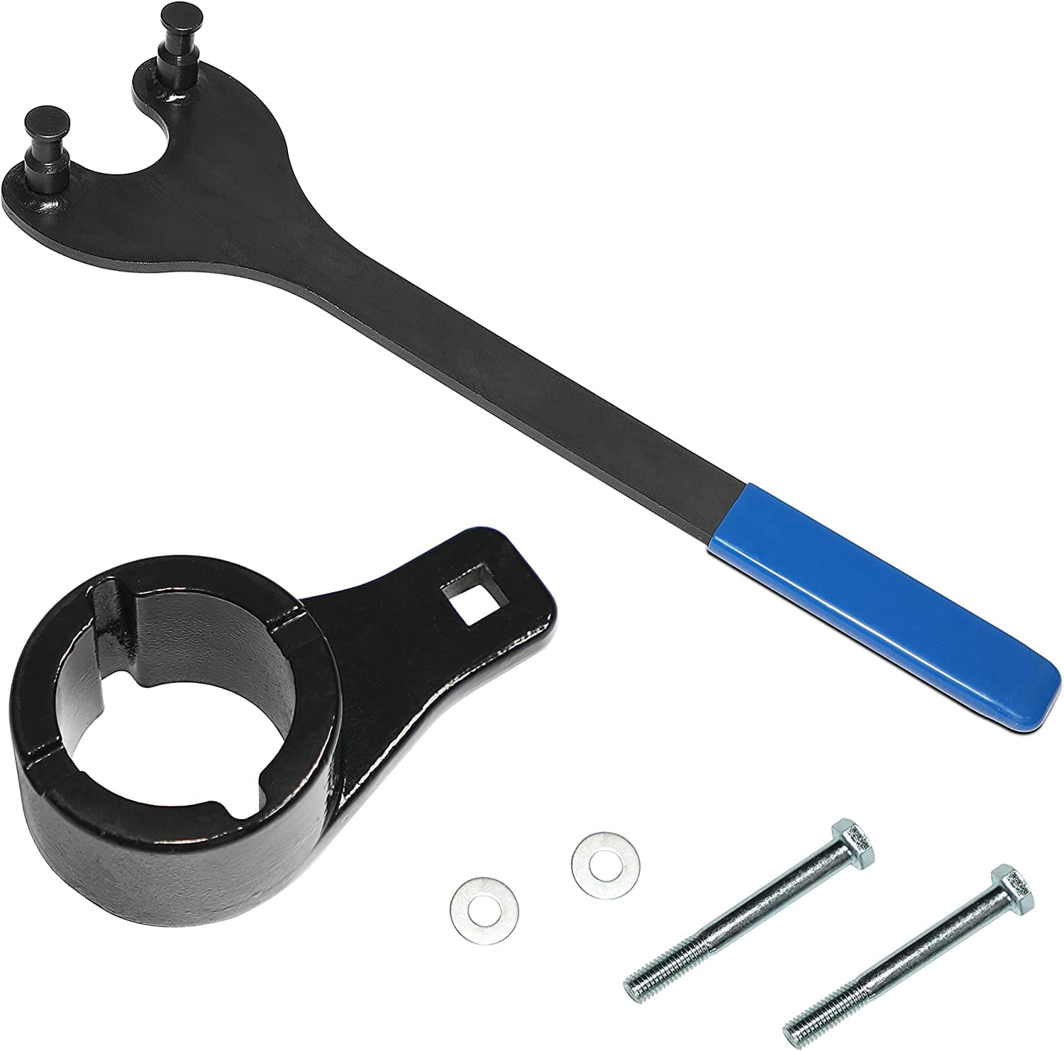 JSHHH Camshaft Pulley Holder Crankshaft Harmonic Damper Pulley Holding Removal Tool Compatible