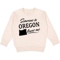 thumbnail image 2 of Inktastic Someone in Oregon Loves Me Toddler Sweatshirt, 2 of 4