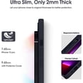 thumbnail image 4 of Liquid Silicone Case for iPhone 13 Pro, [Camera Protection] [Anti Fingerprint] [Wireless Charging] 4 Layer Phone Case Protective Cover, Built-in Microfiber Case Cover, 6.1", Black, 4 of 14