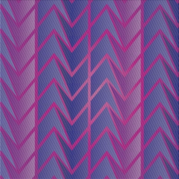 Ahgly Company Indoor Square Patterned Purple Novelty Area Rugs, 4' Square