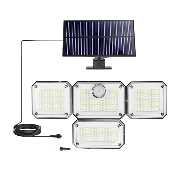 Lámpara De Pared Lámpara De Pared Lámpara de calle con sensor solar impermeable de luz nocturna de inducción LED para patio trasero de porche