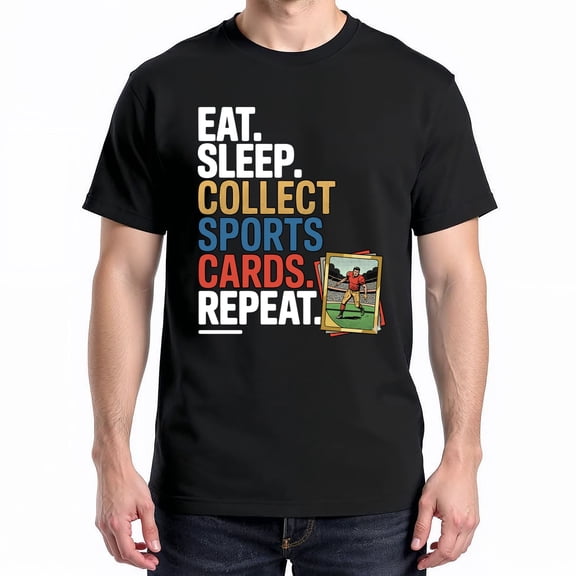 Sports Card Collecting T-Shirt – Hobby Enthusiast Theme – Unisex Casual Wear