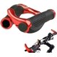 thumbnail image 1 of Puños de bicicleta Puños de manillar de bicicleta con cuernos Puños de scooter Puños de goma antideslizantes para bicicleta de montaña con tapones para extremos de manillar, 1 of 2