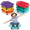 thumbnail image 1 of Gymax Children Balance Board Sitting Scooter Board 6-Pack PP Floor Scooter Board, 1 of 9