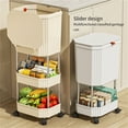 thumbnail image 4 of WINDLAND Renter Friendly Trash Bin Storage Shelf Organizers No Drilling Required, 4 of 20