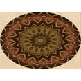 thumbnail image 1 of Ahgly Company Machine Washable Indoor Rectangle Transitional Peru Brown Area Rugs, 3' x 5', 1 of 7