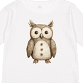 thumbnail image 4 of Inktastic Owl Boys or Girls Long Sleeve Toddler T-Shirt, 4 of 5