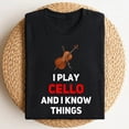 thumbnail image 2 of Funny Cello Gift For Boy Girl Music Lover Student T-Shirt, 2 of 4