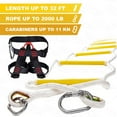 thumbnail image 4 of ISOP Rope Ladder Fire Escape 3-4 Story Homes | Rapid Deployment Safety Rope Ladder | Rescue Rope Ladder with Safety Cord | Climbing Ladder 10m / 32 ft, 4 of 9