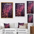 thumbnail image 4 of Designart "Canopy of Blossoms in Purple and Pink" Landscapes Framed Wall Art - Traditional Pink Tree Cherry Blossom Entryway Framed Wall Art, 4 of 6