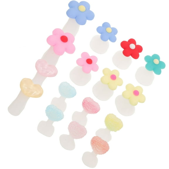 Hemobllo Toe Spacers Silicone Assorted Color 16Pcs