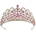 thumbnail image 1 of MasteelfCA Wedding Bride Crown Bridal Rhinestone Crown Birthday Party Tiara Wedding Hair Accessory, 1 of 7