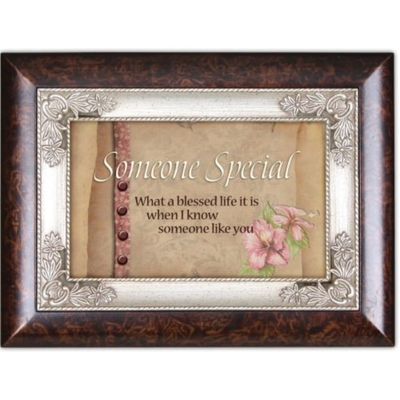 Someone Special Burlwood Cottage Garden Italian Inspired Traditional Music Box Plays Light Up My Life