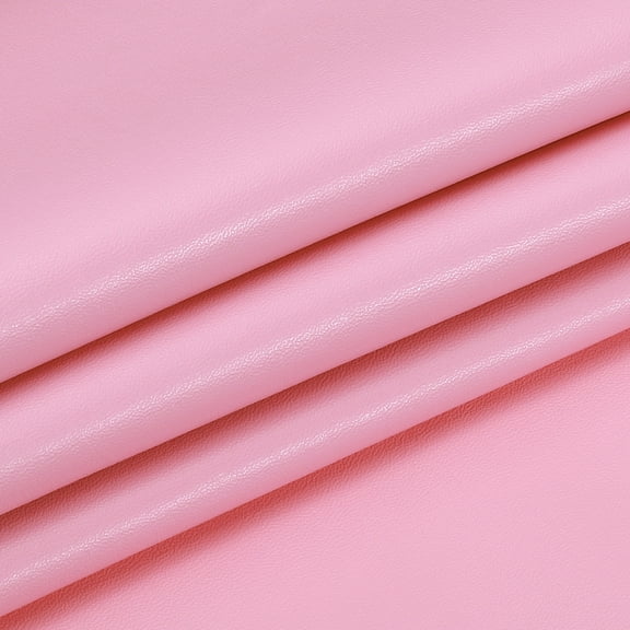 Uxcell 29x17x0.03 Inch PU Leather Book Cloth, Cowhide Grain, Pink