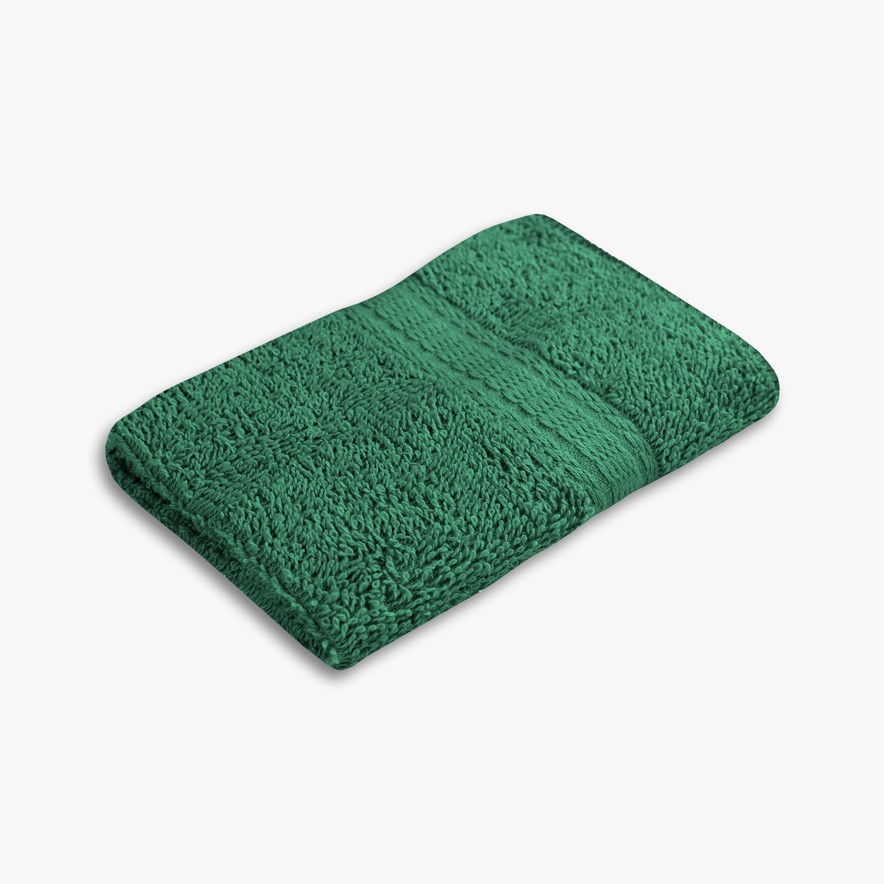 Mainstays Washcloth, 100% Cotton, 12 in x 12 in, Green