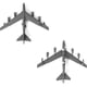 thumbnail image 3 of 1/200 Aviones Modelo de Avión de Bombardero Estratégico Americano con Soporte de Metal, 3 of 7