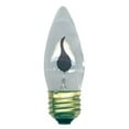 thumbnail image 3 of Creative Hobbies® 3 Watt Flicker Flame Light Bulb - Flame Shaped, Flickering Orange Glow for Unique Ambience - E26 Standard Base, Box of 10, 3 of 3