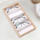 thumbnail image 4 of Exhibidor de gafas, caja organizadora apilable para exhibición de gafas para hombres 5 rejillas, 4 of 6