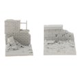 thumbnail image 1 of 1/35 Modelo de Ruinas de Pared de Campo de Batalla Militar para Diorama de de La Segunda Mundial Sin Baoblaze Escena de diorama de Wargame, 1 of 8