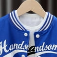 thumbnail image 4 of Baby Sports outfit clothes for boys girls Baseball jacket+T shirt+pant 3 Pcs kids Clothing Set, 4 of 5