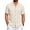 CreamyWhite, variant on GENTS BLISS Short Sleeve Mens Dress Shirts Casual Solid Shirts for Men Regular Oxford Tops with Pocket
