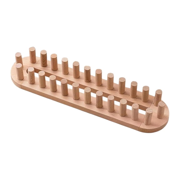 Kuntesetty Hand Knitting Wooden Loom Blanket Loom Expandable Connection for DIY Throw Blankets for Home Decoration Reusable Easy to Use