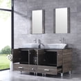 thumbnail image 4 of Wonline 60" Double PLY Wood Bathroom Vanity Cabinet with Square Ceramic Sink and Mirror Combo, 4 of 8