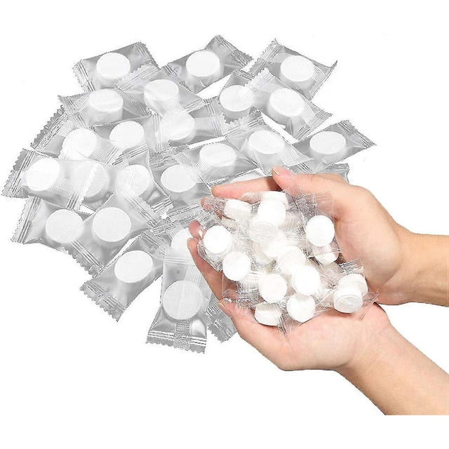 200 Pieces Compressed Towels Portable Mini Compressed Tissue Toilet For Travel, Cam, Hi, Sport, Salon, Ho