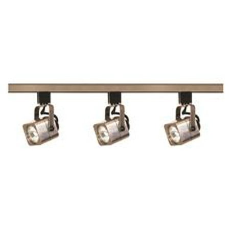Nuvo 3 Light Mr16 Square Track Lighting Fixture Brushed Nickel 48 X 75 Uses 50 Watt Gu10 Base Lamps Nuvo 3 Light Mr16 Square Track Lighting Fixture Brushed Nickel 48 X 75 Uses 50 Watt Gu10 Base Lamps