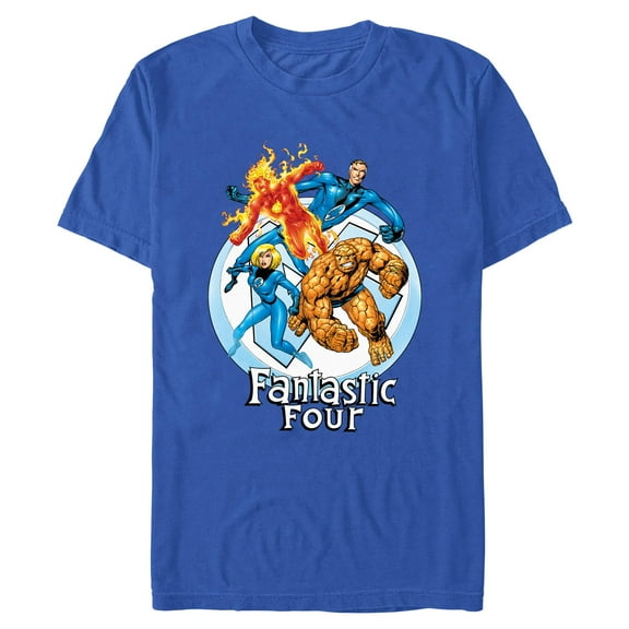 Mens Marvel: Fantastic Four Action Heroes T Shirt