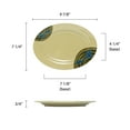 thumbnail image 2 of Excellante Wei Melamine Dinnerware Collection 9 7/8" x 7 1/4" Platter, Comes in Dozen, 2 of 3