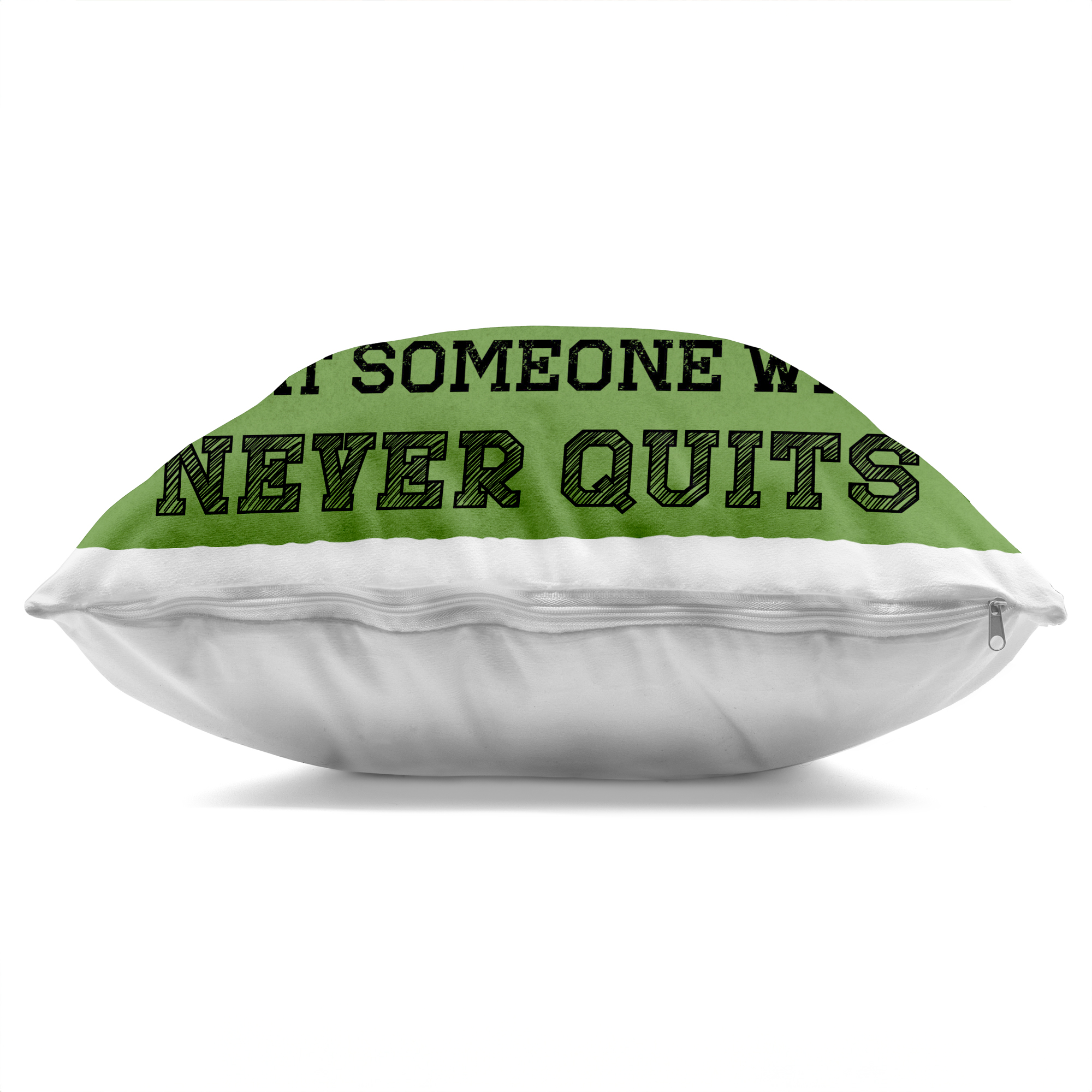 Stupell Industries Someone Who Never Quits Decorative Printed Throw Pillow, design by Marcus Prime
