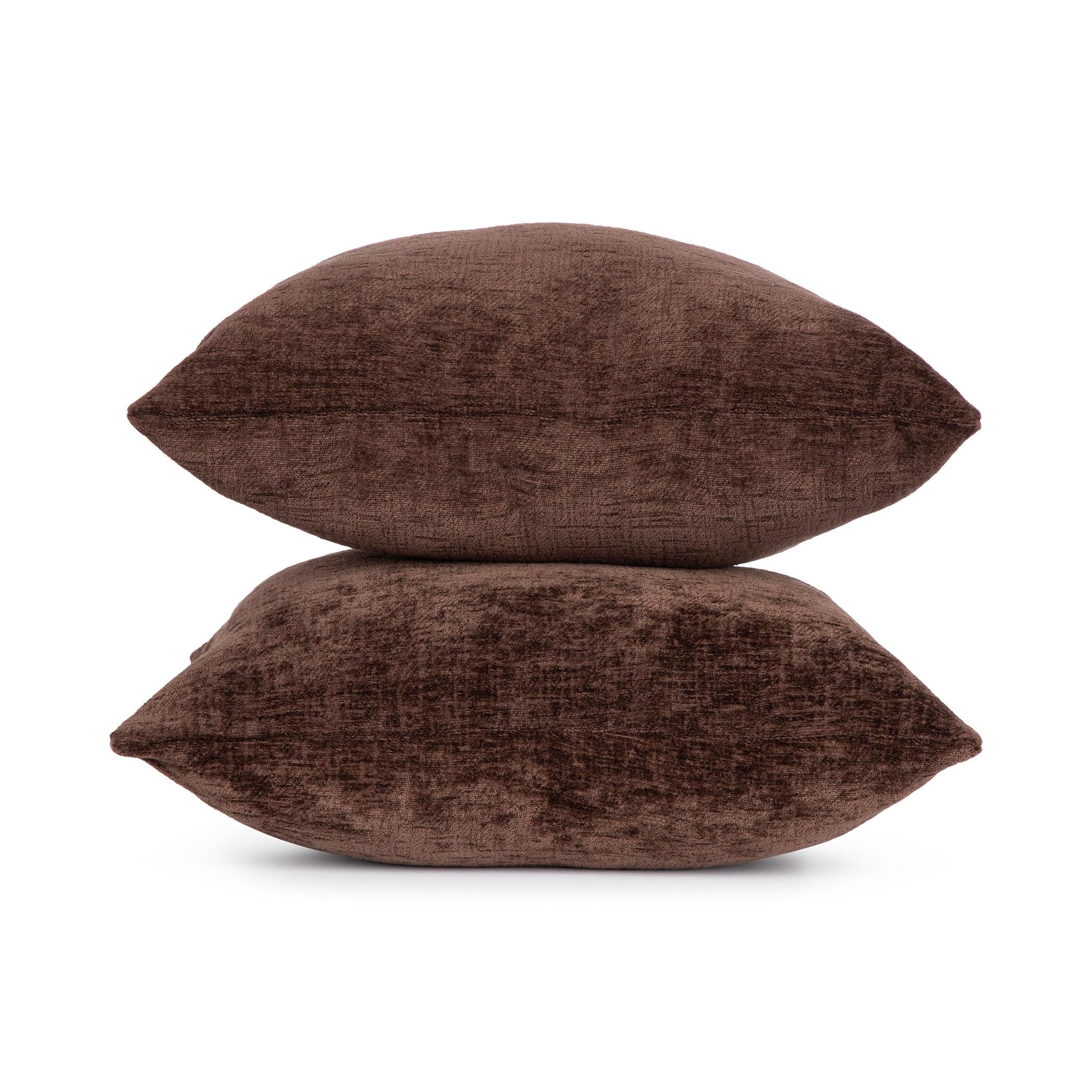 Mainstays, 2pack Chenille Decorative Pillow, Brown